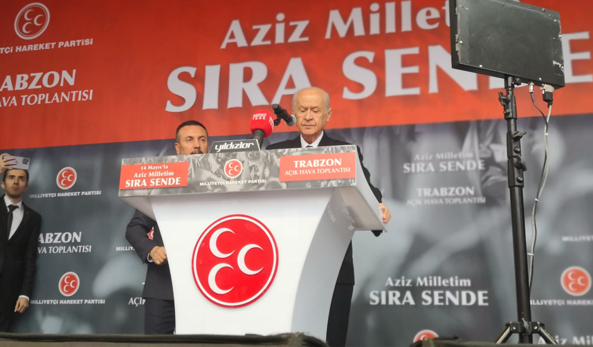 MHP lideri Devlet Bahçeli Trabzon'da / Saat 13:00 CANLI