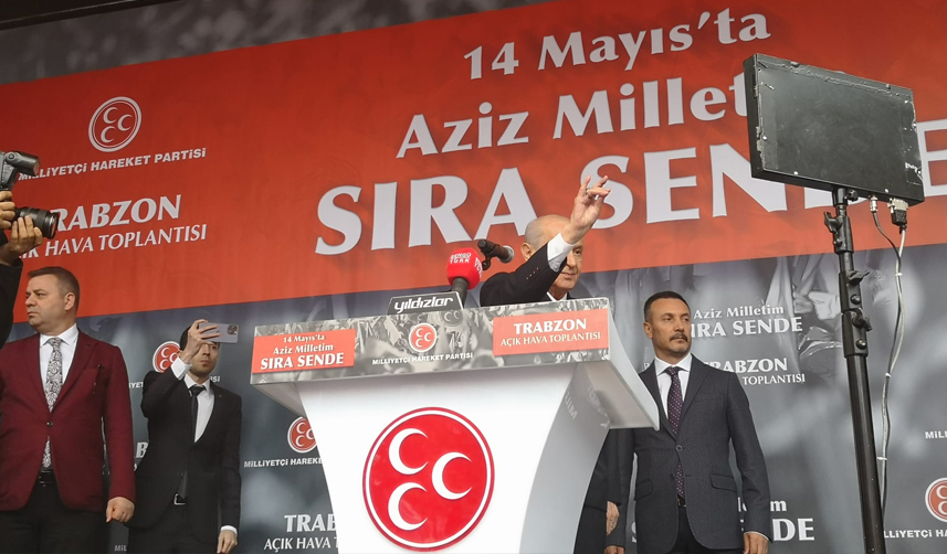 MHP lideri Devlet Bahçeli Trabzon'da / Saat 13:00 CANLI