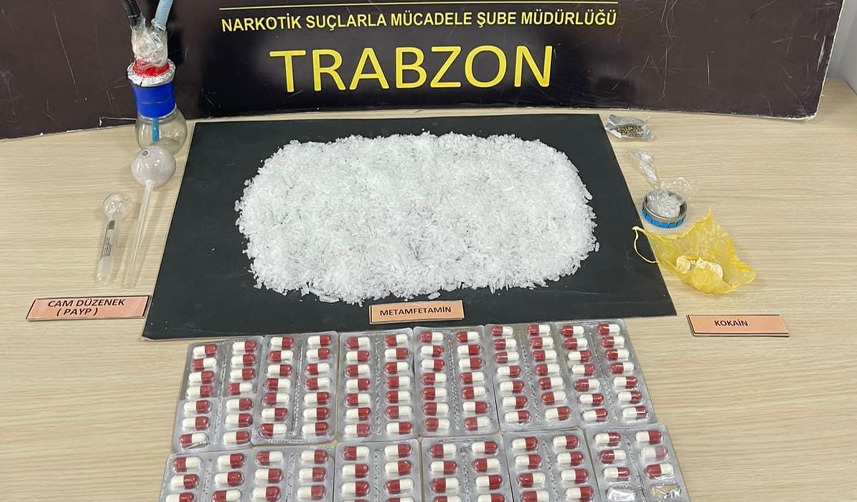 Trabzon’da narkotik operasyonu! 4 tutuklu