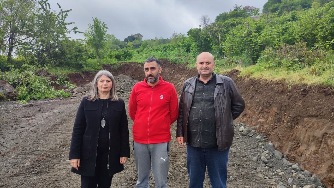 Trabzon'da Güney Çevre Yolu nöbeti! Sibel Suiçmez: “Böyle bir hukuksuzluk olamaz